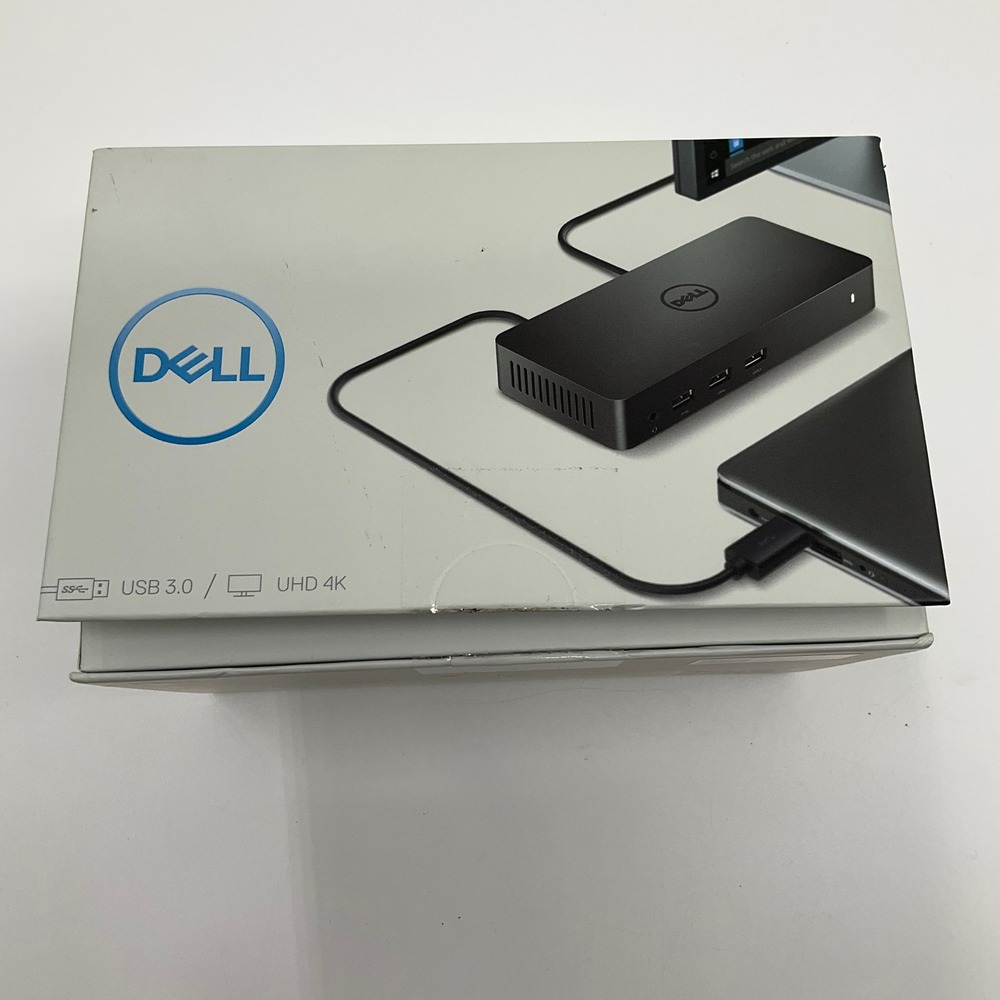 Dell Docking Station D3100 USB 3.0 UHD 4K Triple Video Black Minimalist Tech